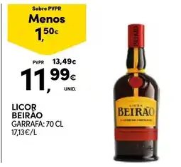 Continente Licor beirão promoção