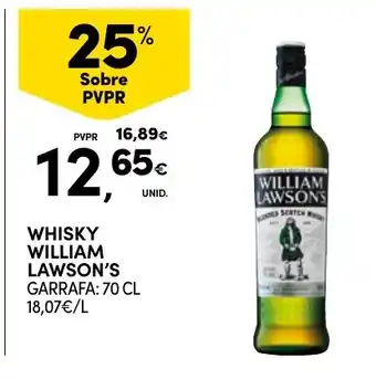 Continente whisky william lawson's promoção