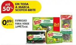 Pingo Doce esfregão fibra verde scotch-brite promoção