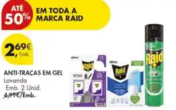 Pingo Doce Anti-traças em gel raid lavanda promoção