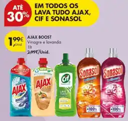 Pingo Doce ajax boost vinagre e lavanda promoção