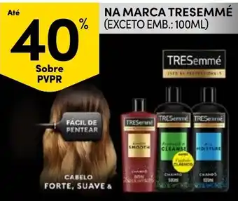 Continente Tresemmé cabelo forte, suave & fácil de pentear promoção