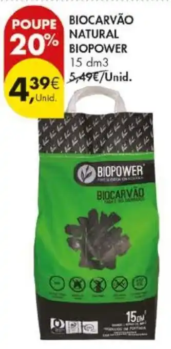 Pingo Doce biocarvão natural biopower promoção