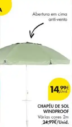 Pingo Doce Chapéu de sol windproof promoção