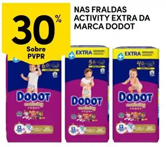 Continente Fraldas activity extra da marca dodot promoção