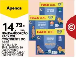 Continente Fralda absorção continente do bebê promoção