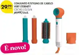 Pingo Doce Conjunto p/styling de cabelo very eternity promoção