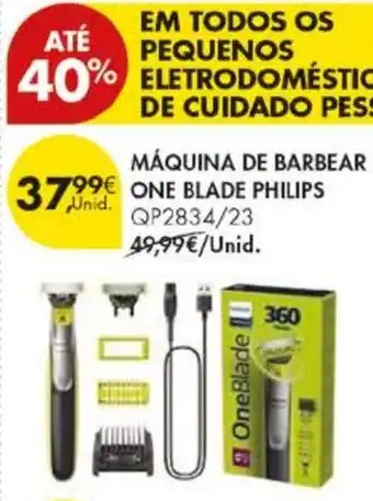 Pingo Doce Máquina de barbear one blade philips promoção