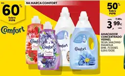 Continente Amaciador concentrado vernel comfort promoção