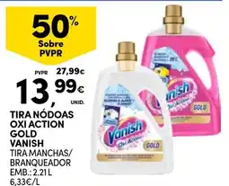Continente Tira nódoas oxi action gold vanish promoção