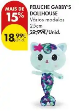 Pingo Doce peluche gabby's dollhouse promoção