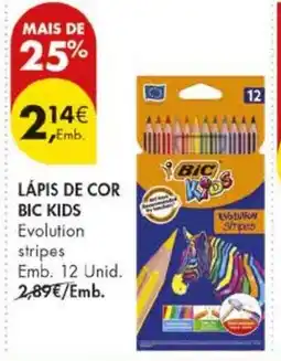 Pingo Doce lápiz de cor bic kids promoção