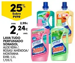 Continente lava tudo perfumado sonasol promoção