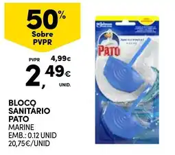 Continente Bloco sanitário pato marine promoção