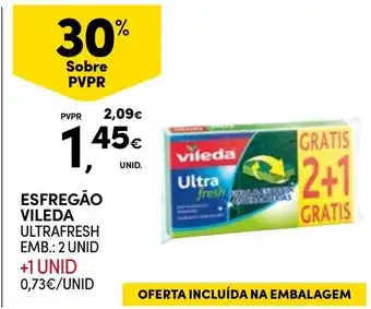 Continente Esfregão vileda ultrafresh promoção