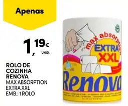 Continente rolo de cozinha renova promoção