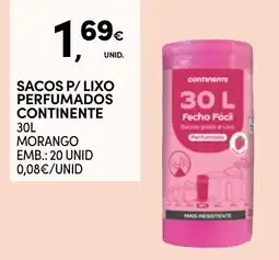 Continente sacos p/ lixo perfumados continente promoção