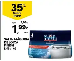 Continente sal p/ máquina de loiça finish promoção