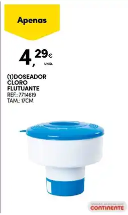 Continente Doseador cloro flutuante promoção