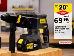 Continente Martelo brushless 20v boost promoção