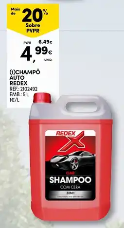 Continente Champô auto redex promoção