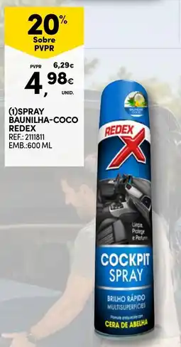 Continente Spray baunilha-coco redex promoção