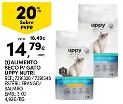Continente Alimento seco p/ gato uppy nutri promoção