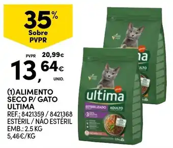 Continente Alimento seco p/ gato ultima promoção