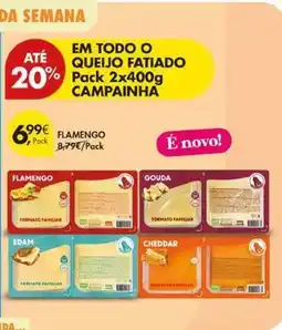 Pingo Doce Campainha - em todo o queijo fatiado pack 2x400g promoção