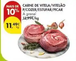 Pingo Doce A+ - carne de vitela/vitelao p/cozer/estufar/picar promoção