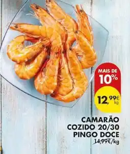 Pingo Doce Pingo doce - camarão cozido 20/30 promoção