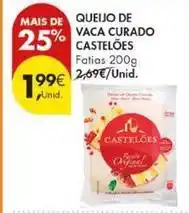 Pingo Doce Castelões - queijo de vaca curado promoção