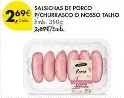 Pingo Doce Salsichas de porco p/churrasco o nosso promoção