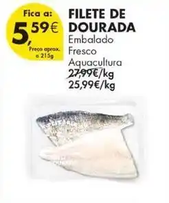 Pingo Doce A+ - filete de dourada promoção