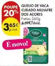 Pingo Doce Milhafre - queijo de vaca curado promoção