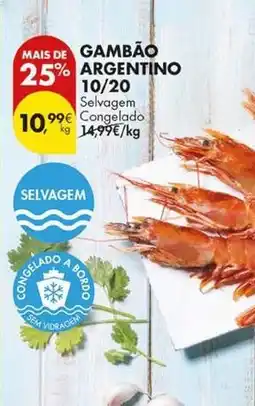 Pingo Doce A+ - gambão argentino 10/20 promoção