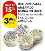 Pingo Doce Quinta do olival - queijo de cabra atabafado promoção
