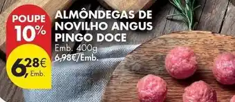 Pingo Doce Pingo doce - almôndegas de novilho angus promoção