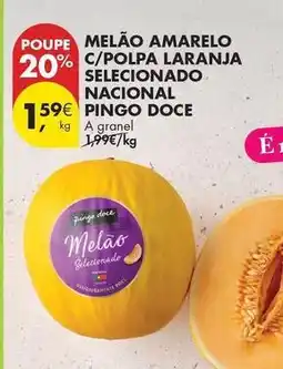 Pingo Doce Pingo doce - melao amarelo c/polpa laranja selecionado promoção