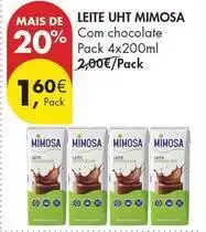 Pingo Doce Mimosa - leite uht promoção