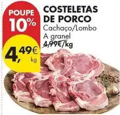 Pingo Doce A+ - costeletas de porco promoção
