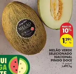 Pingo Doce Nacional - melão verde selecionado pingo doce promoção