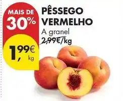 Pingo Doce A+ - pêssego vermelho promoção