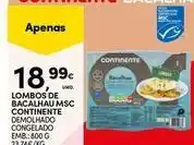 Continente Bom dia Continente - lombos de bacalhau msc promoção