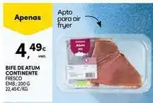 Continente Bom dia Continente - bife de atum promoção