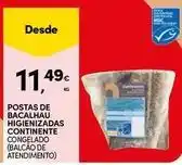 Continente Bom dia Continente - postas de bacalhau higienizadas promoção