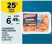 Continente Bom dia Pescanova - camarão promoção