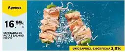 Continente Bom dia A+ - espetas de pota promoção