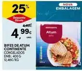 Continente Bom dia Continente - bifes de atum promoção