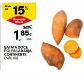 Continente Bom dia Continente - batata doce polpa laranja promoção